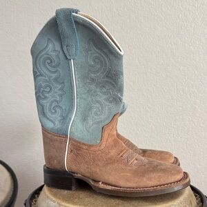 Kids Two-Tone Cowboy Boots